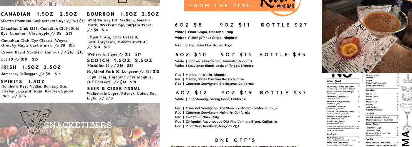 Karma Wine & Whisky Lounge Menu