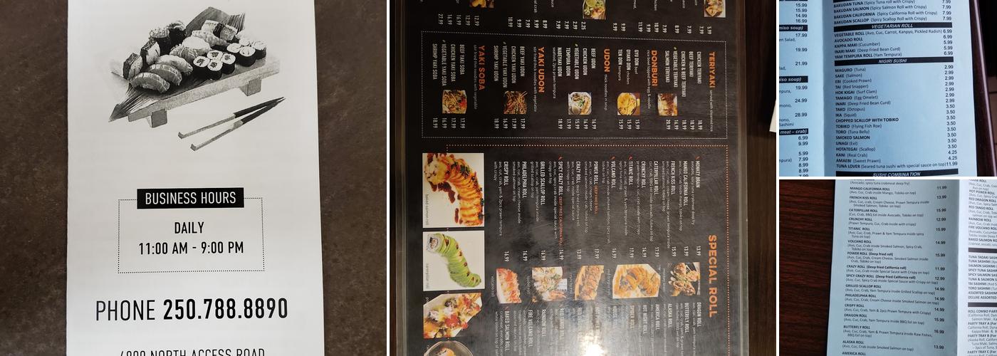 New Tokyo Sushi Japanese Restaurant Menu