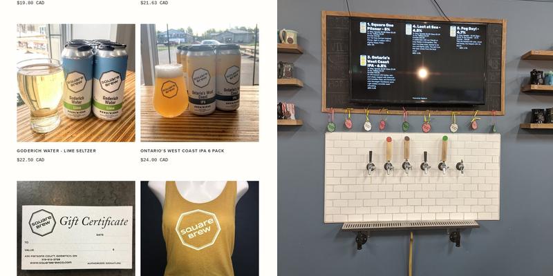 Square Brew Menu