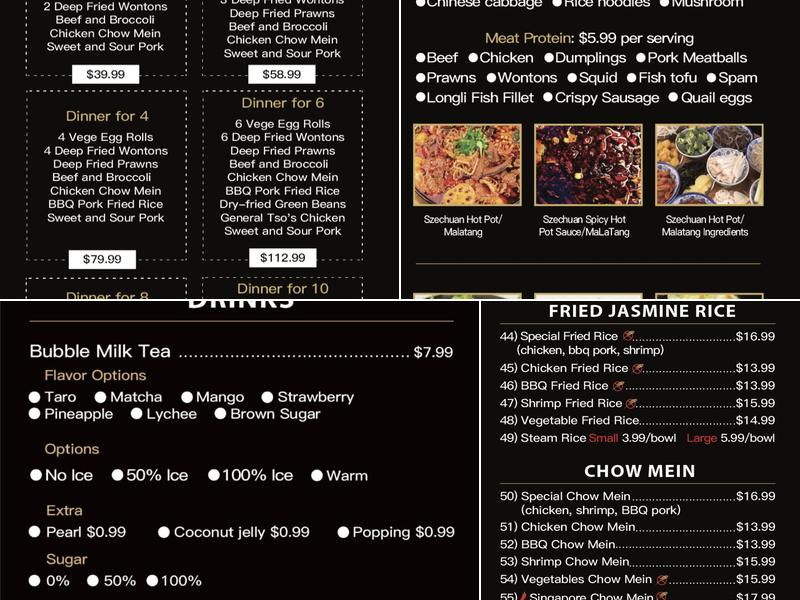 Prawn Garden Restaurant 蝦園中餐 Menu