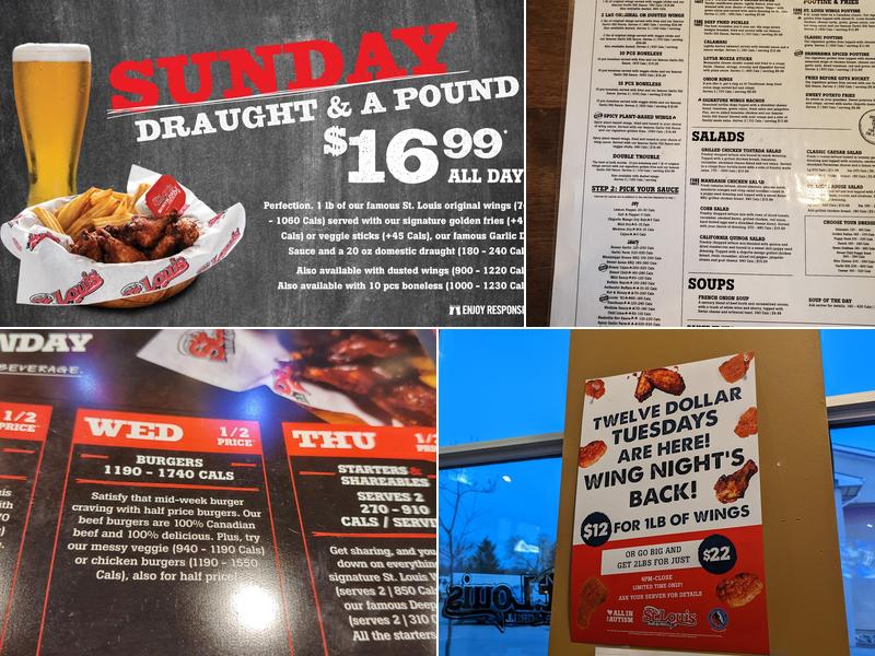 St. Louis Bar & Grill Menu