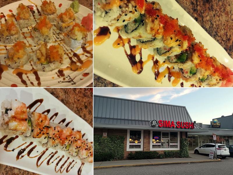 Sima Sushi Bay Centre,  5755 Cowrie St, Sechelt