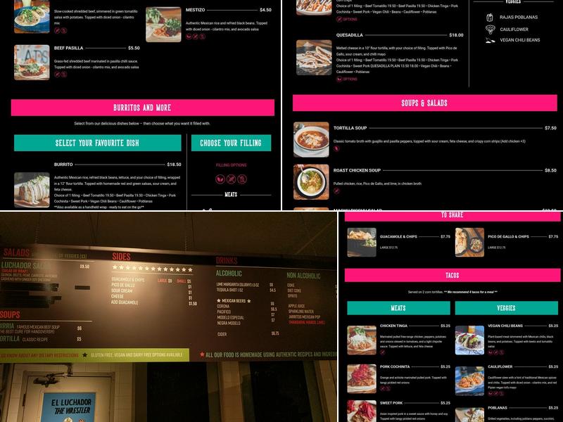 La Cantina Tacos (Nesters Plaza) Menu