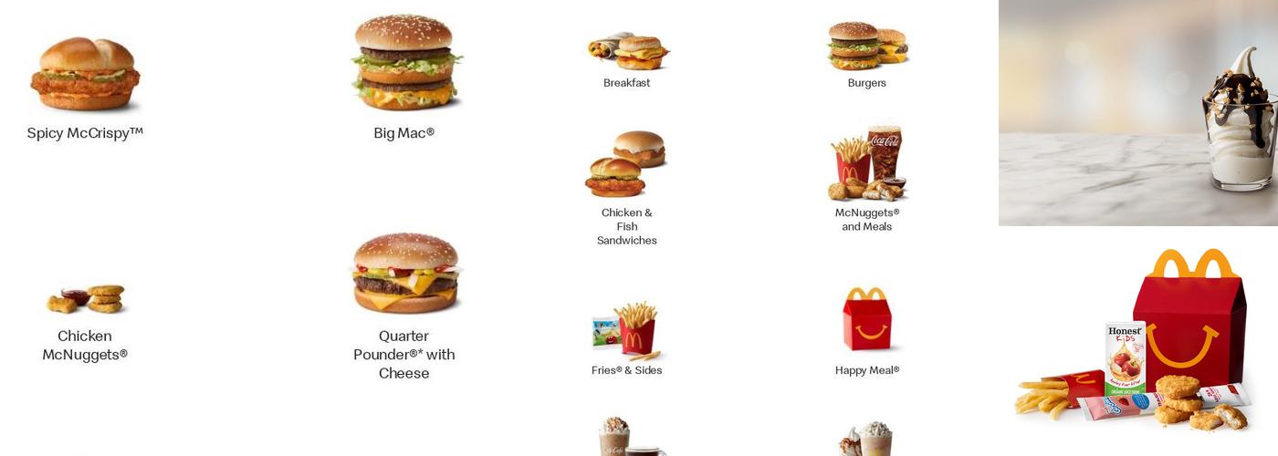McDonald's Menu