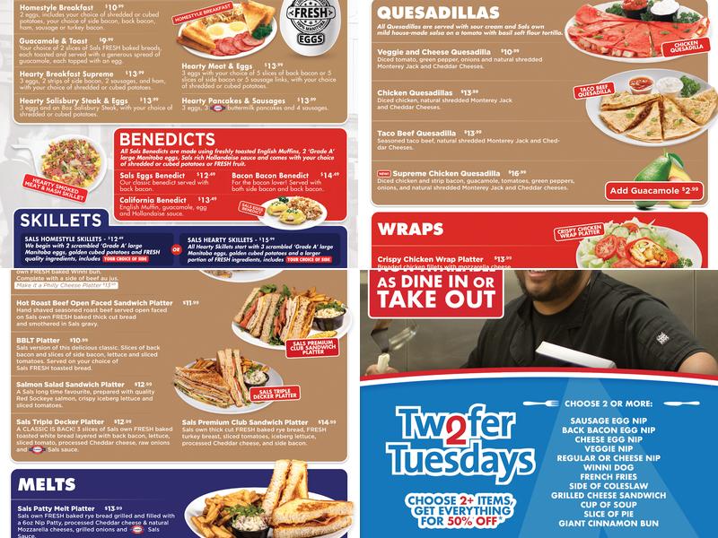 Salisbury House Menu