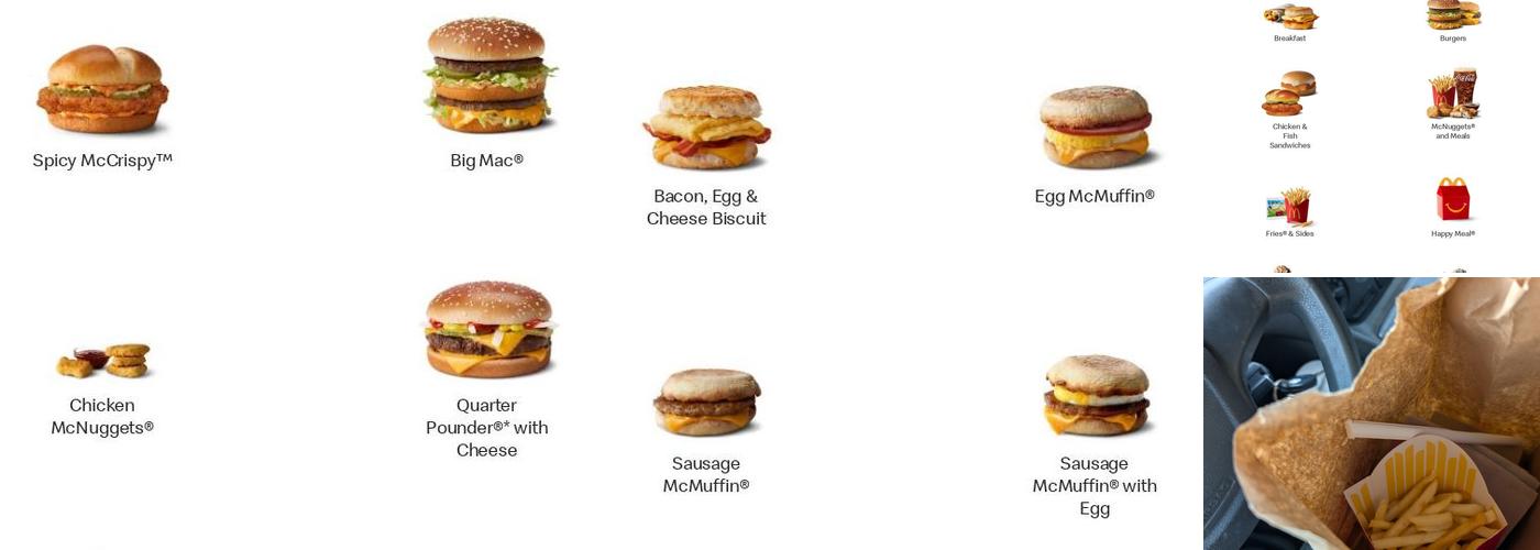 McDonald's Menu