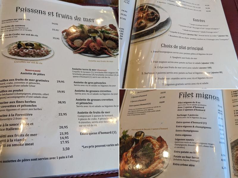 Restaurant La Crêpe Bretonne (2022) Inc. Menu