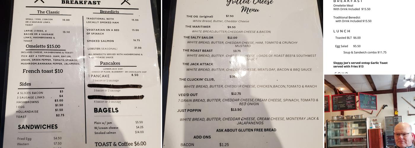 Lumberjacks Cafe Menu