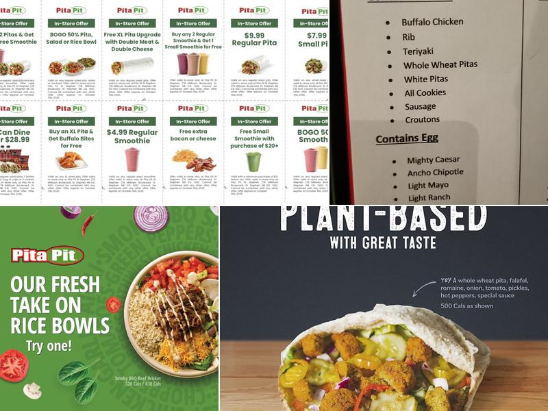 Pita Pit Menu