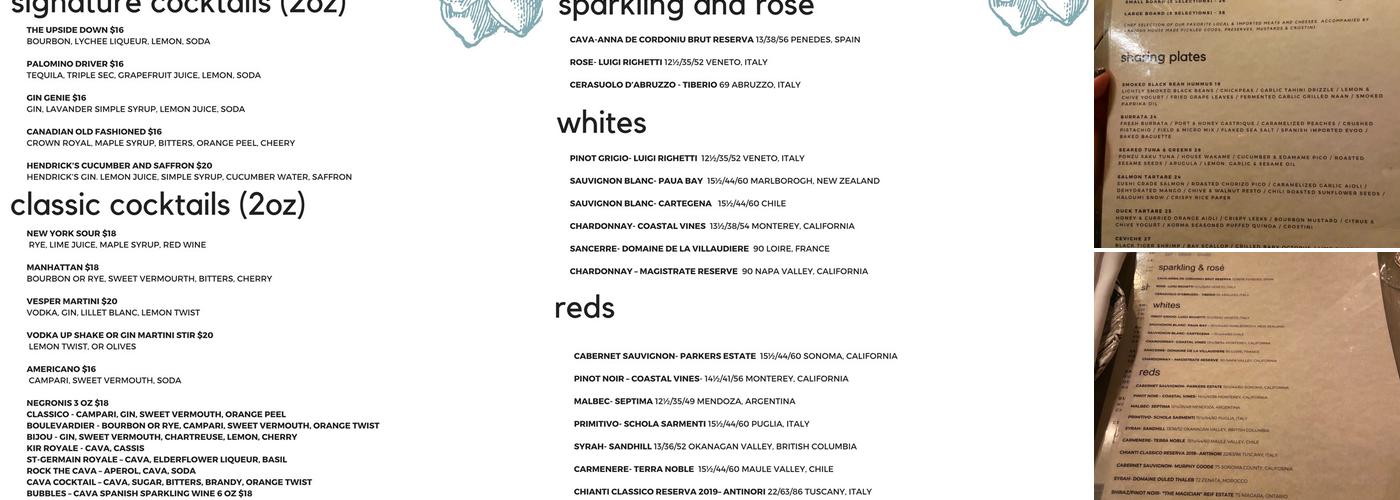Amuse Kitchen & Wine Menu