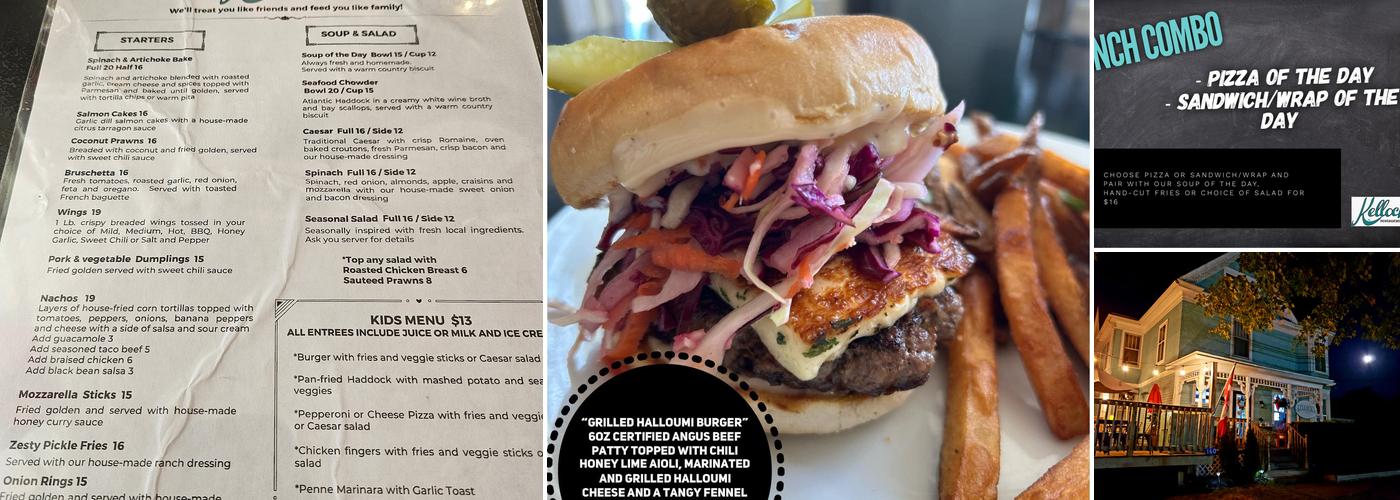 Kellocks Restaurant Menu