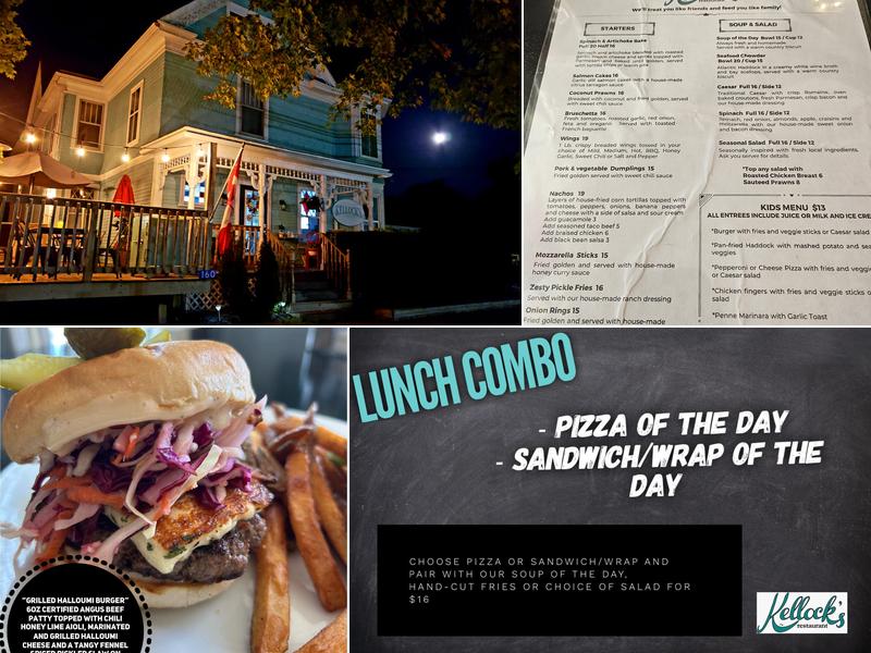 Kellocks Restaurant Menu