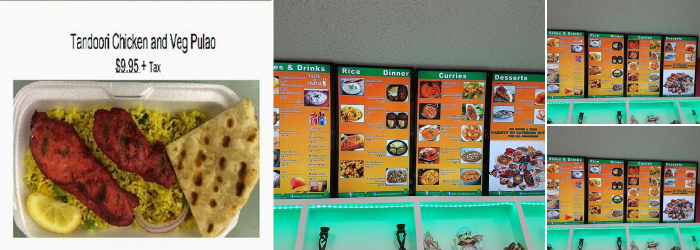 Curry Express Menu