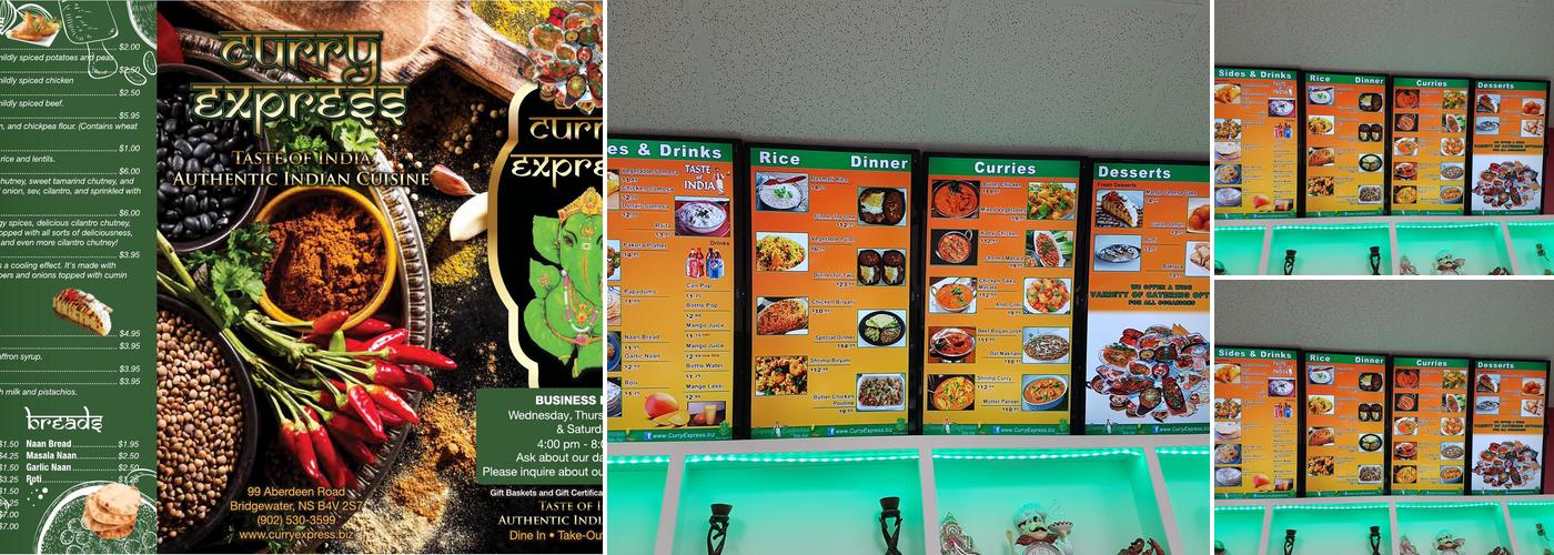 Curry Express Menu