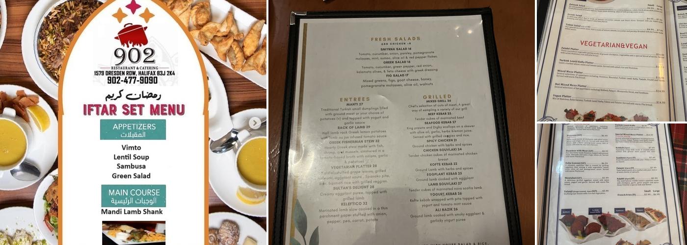 902 Restaurant & Catering Menu