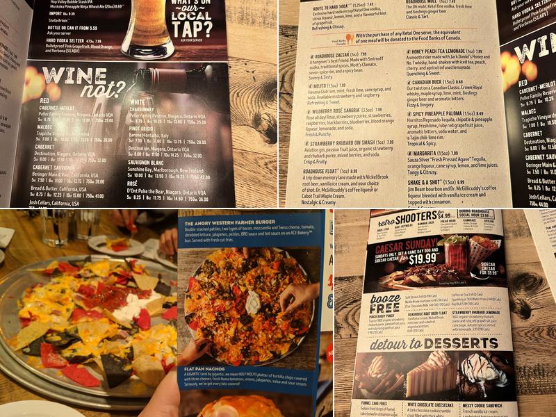 Kelseys Original Roadhouse Menu