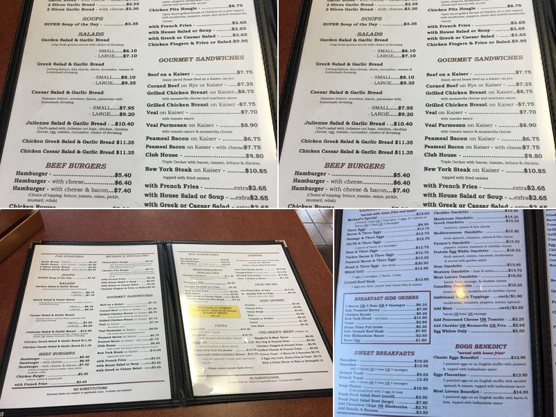 Michael's Eatery Menu