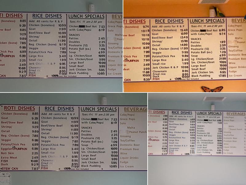 Rotilicious Menu