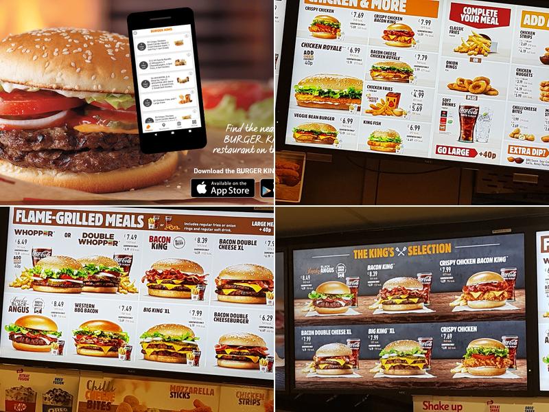 Burger King Menu