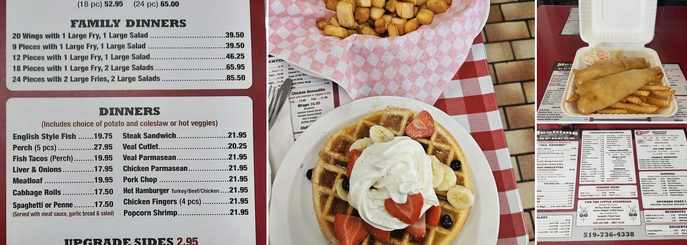 Mealtime Express Menu