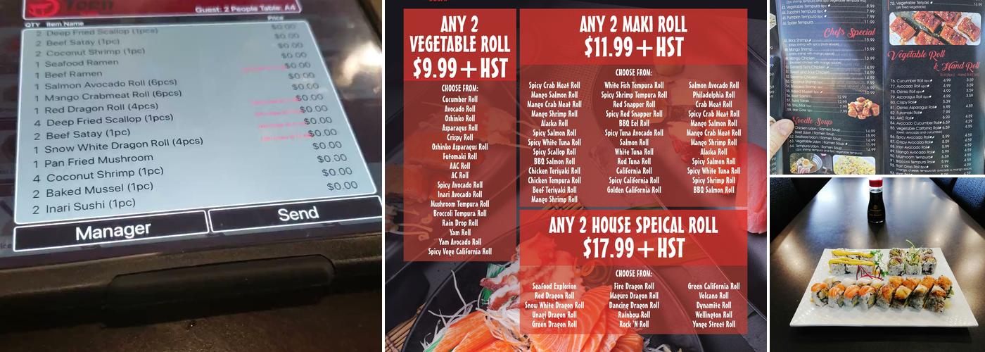 Sushi Torii Menu