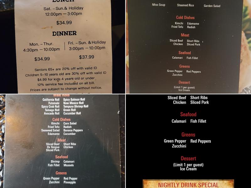 Chako Menu