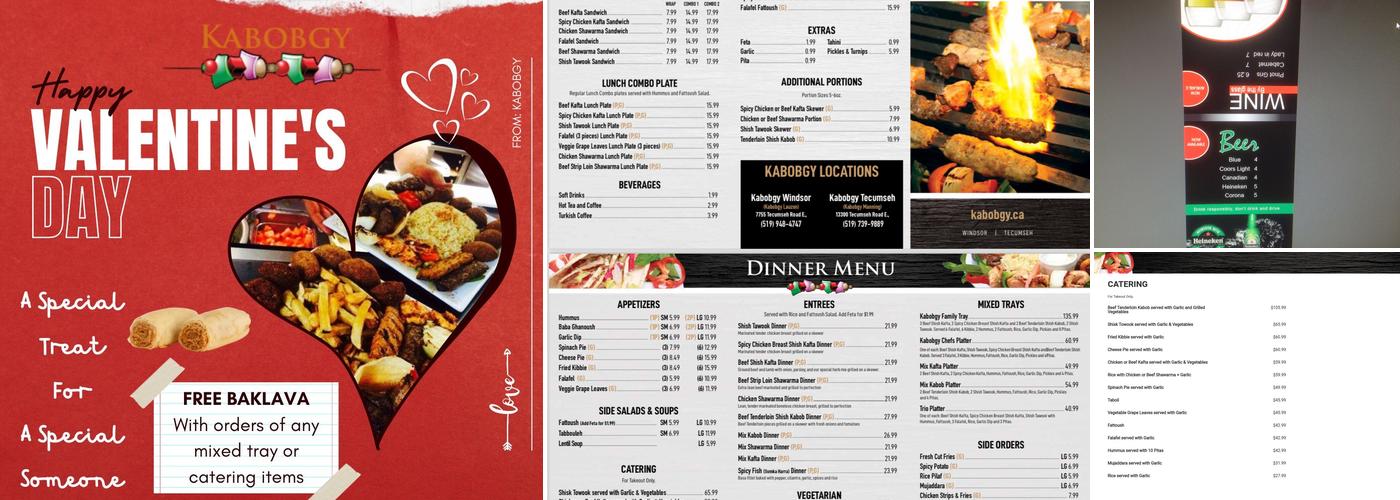 KABOBGY Menu
