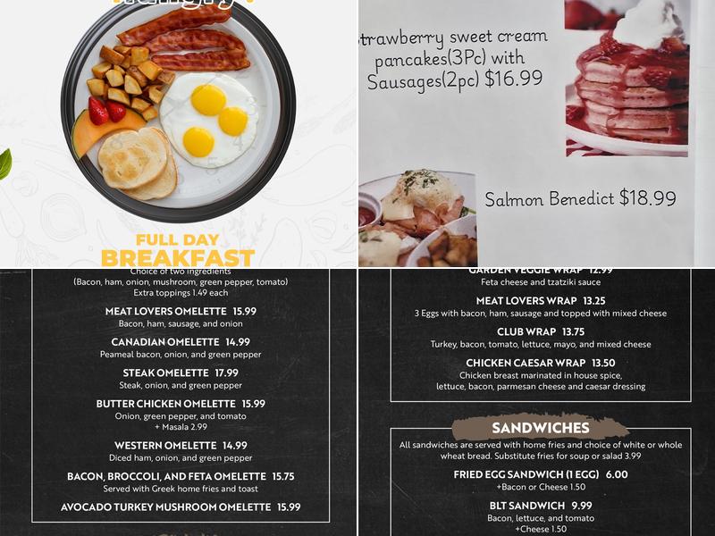 Newcastle Griddle Menu