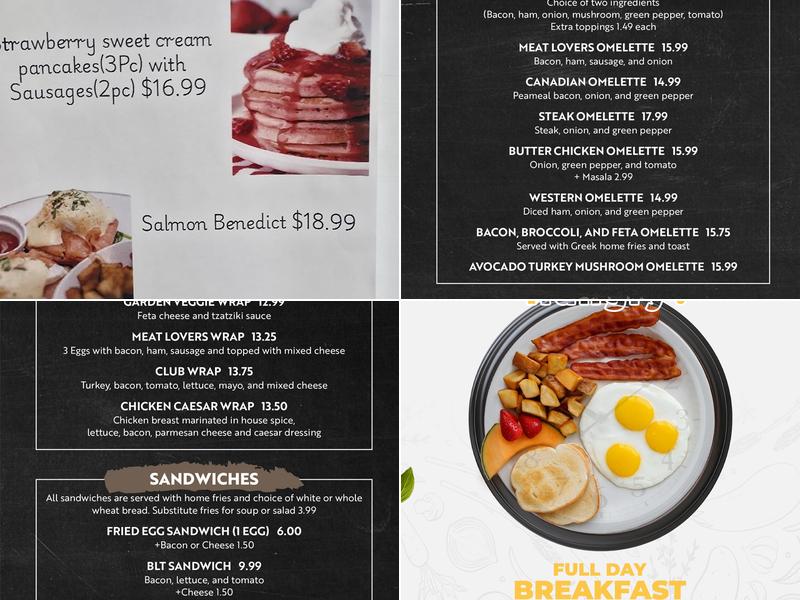 Newcastle Griddle Menu
