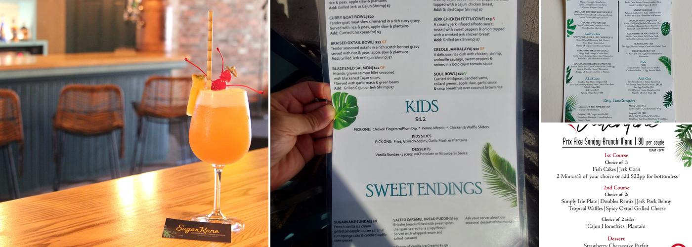 SugarKane Menu