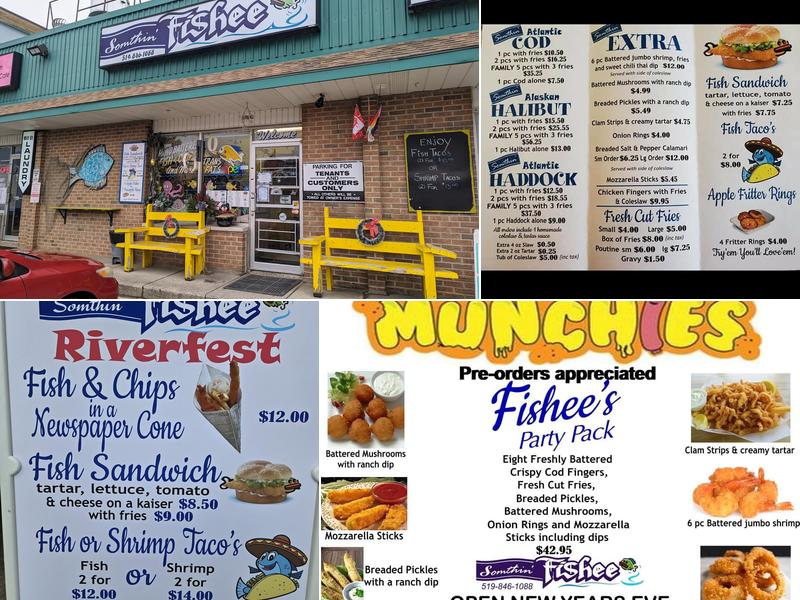 Somthin' Fishee Menu
