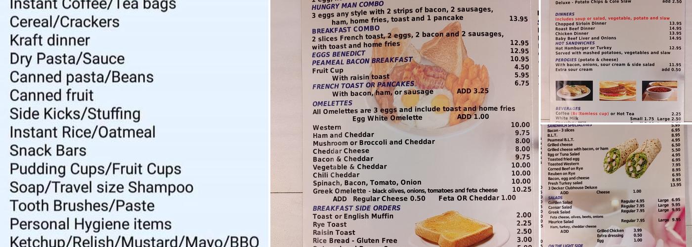 Rose's Kitchen Menu
