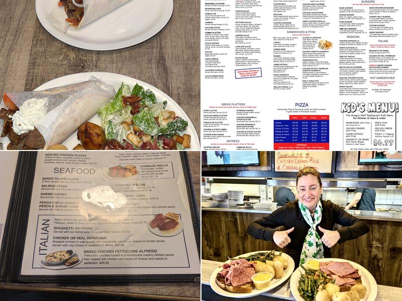 The Hungry Wolf Restaurant Menu