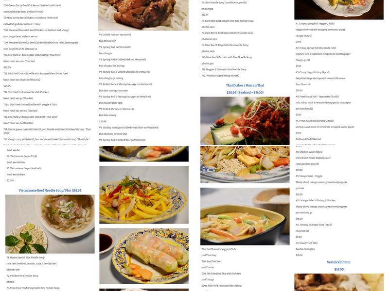 Pho Hut Menu