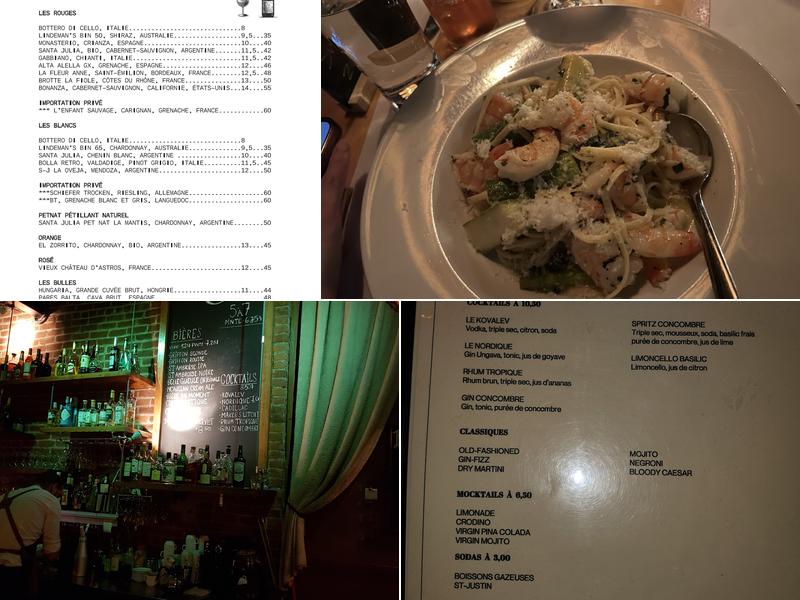 Les Salons d'Edgar Menu