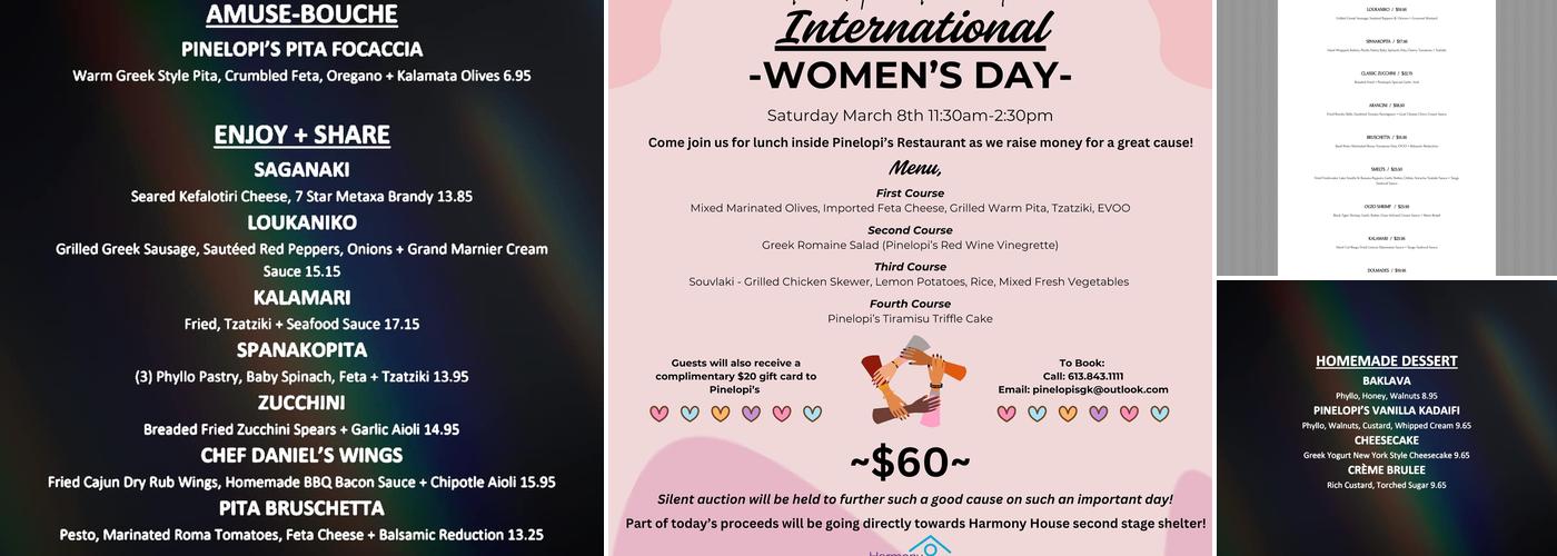 Pinelopi's Greek Kitchen Menu