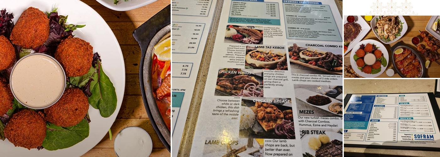 SOFRAM Richmond Hill Menu