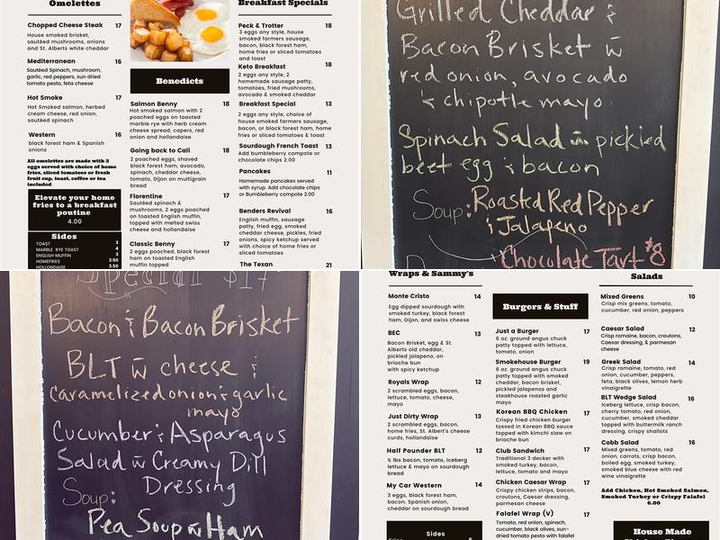 Royals Restaurant Menu