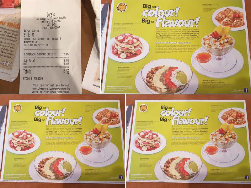 Cora Menu