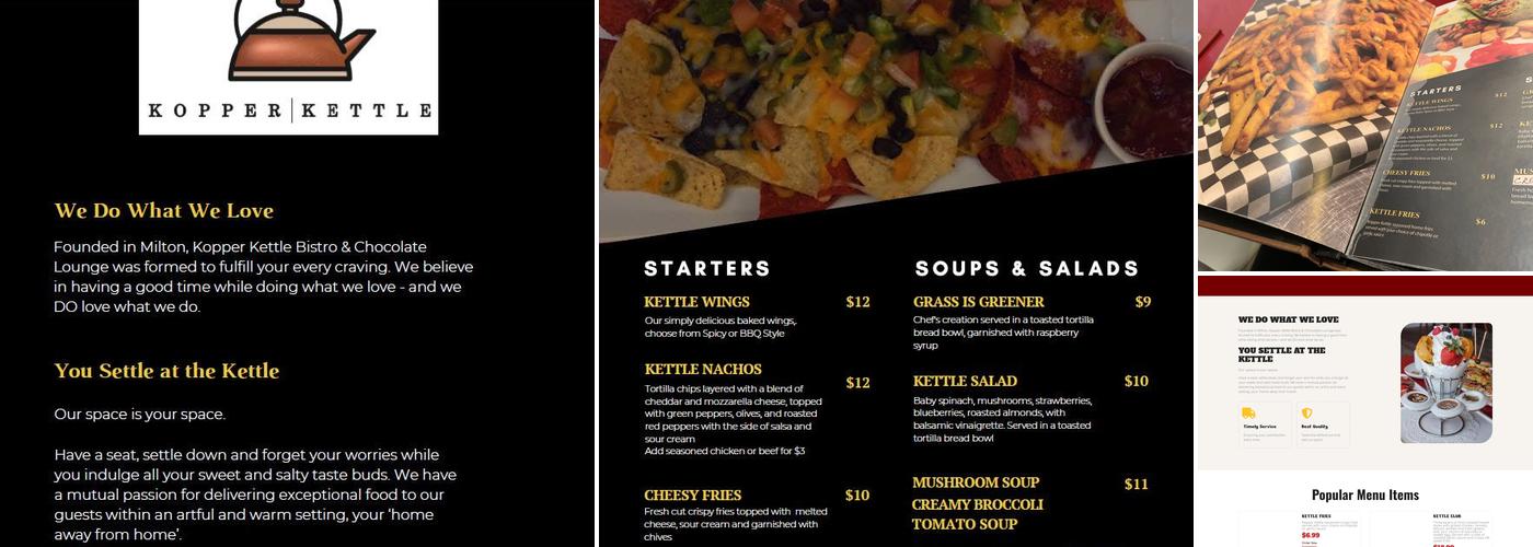 Kopper Kettle Menu