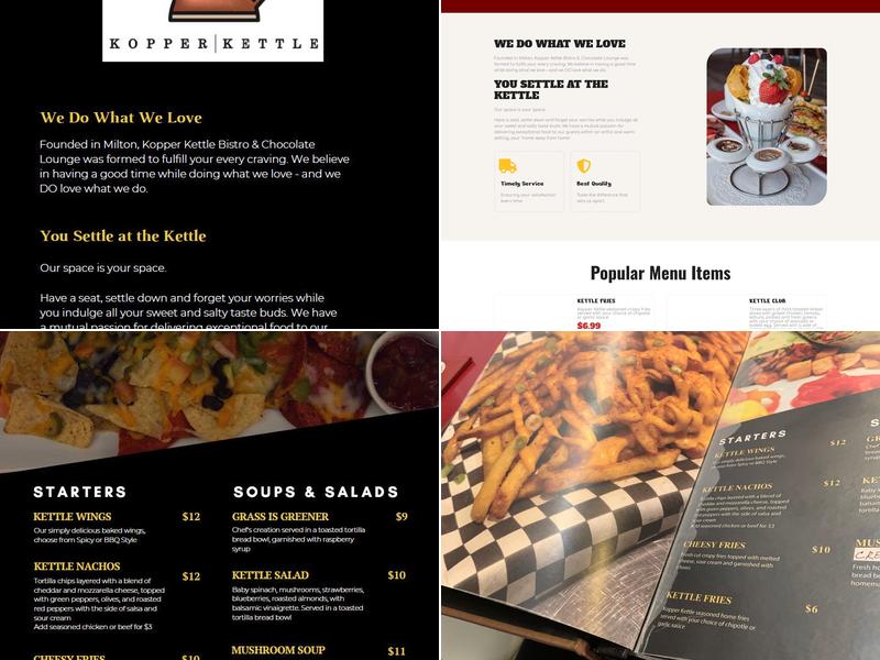 Kopper Kettle Menu