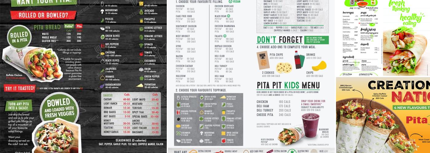 Pita Pit Menu