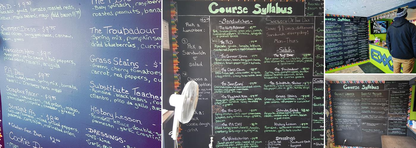 LunchBox Menu