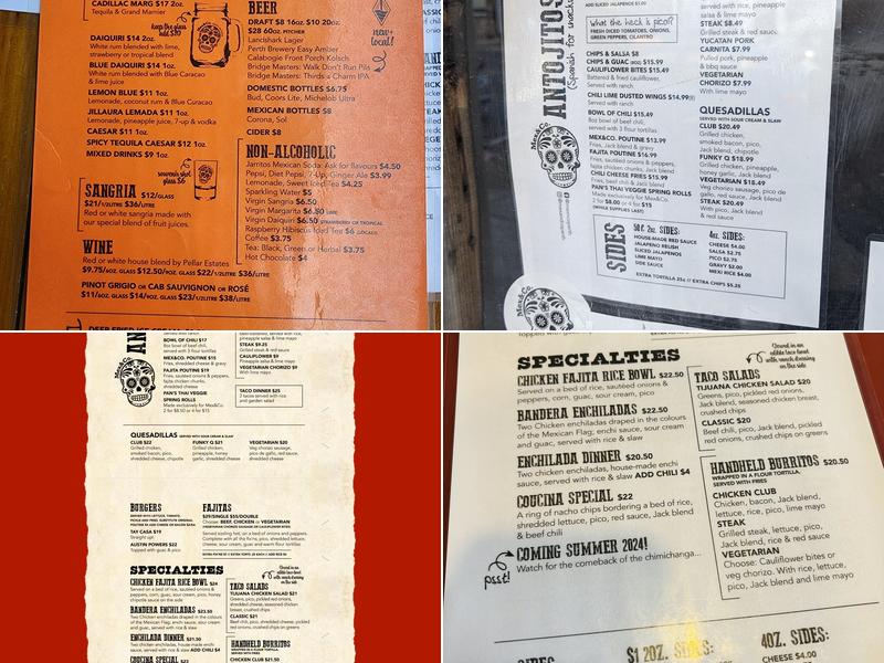 Mex & Co. Menu