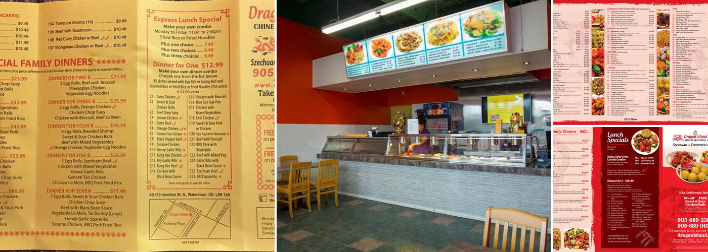 Dragon Island Chinese Restaurant Menu