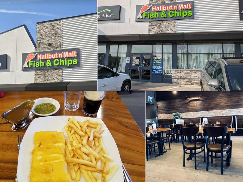 Halibut 'N' Malt Fish & Chips