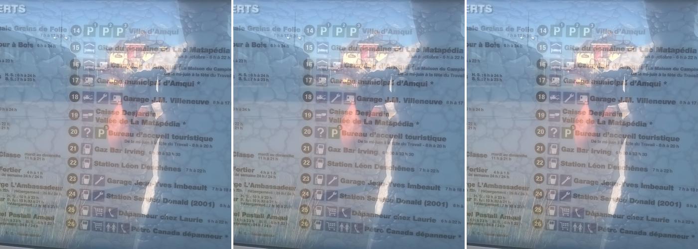 au bec pointu Menu