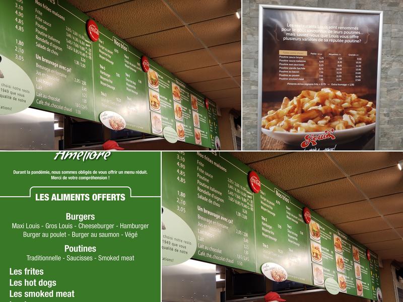 Louis Restaurant Menu