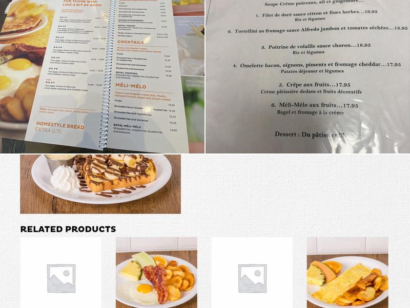 Eggsquis Menu