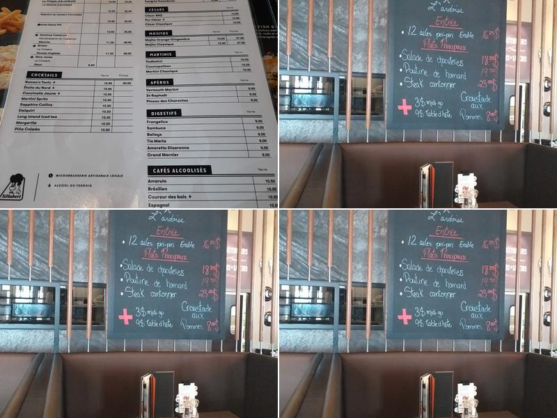 Restaurant et bar St-Hubert Menu